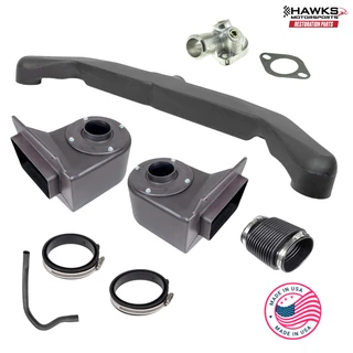  Dual-filter cold air intake kit installed in a compatible 1985-1992 Camaro / Firebird with TPI 5.0L or 5.7L application