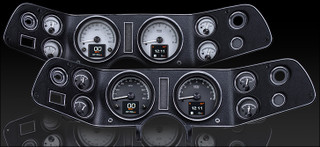 Hawks Motorsports offers our clients this 1970-1981 Camaro Dakota Digital HDX Instrument System - HDX-70C-CAM for upgrading the factory instrument area in second generation Camaro models with a high-end, direct-fit electronic gauge system. This HDX package combines six analog needle displays with fully configurable twin TFT message centers, giving the Camaro dash modern function while still working with the original-style dash layout.