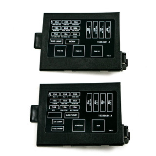  1998-2002 Camaro / Firebird LS1 Fuse-Box Panel Covers with Decals, Pair