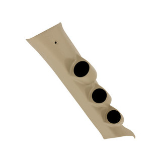 GlowShift Gauges 2014-2020 GMC Yukon Tan Triple Pillar Gauge Pod