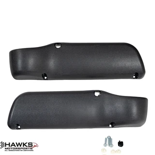 1991-1992 Firebird Cupholder / Map Pockets, Pair, Gray, New Reproduction, Hawks Restoration Parts