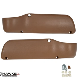1990-1992 Firebird Cupholder / Map Pockets, Pair, Beechwood, New Reproduction, Hawks Restoration Parts