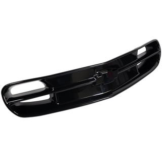 1998-2002 Camaro "Bowtie" Front Grille, New Reproduction, Hawks Restoration Parts, No Emblem, Gloss Black