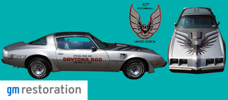 For use on the 1979 Pontiac Trans Am 10th Anniversary / Daytona 500 Pace Car Edition