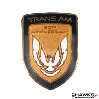 1989 Turbo Trans Am TTA 20th Anniversary Rear Sail Panel Emblem New Reproduction (12396786