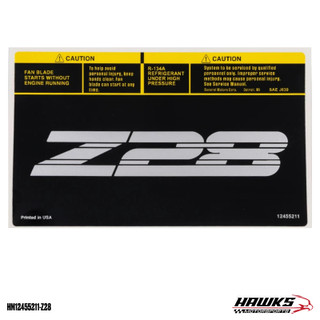 1998-2002 Chevrolet Camaro Z28 Z28 Air Lid Decal, Hawks Motorsports