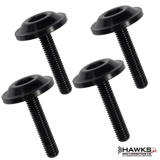 Black lower air-box hardware set for 1998-2002 Camaro and Firebird