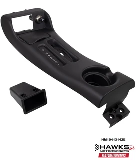 2000-2002 Camaro / Firebird Ebony Automatic Center Console Upper Shift Plate Hawks Restoration Parts