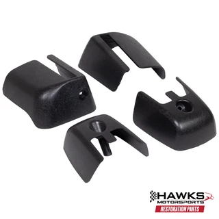 Driver-side manual seat-track cover set for 1982-1992 Chevrolet Camaro models
