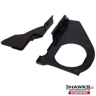1998-2002 Camaro/Firebird Transmission Dust Cover Set, LS1/T56/4L60E, New Reproduction, Hawks Restoration Parts ( HM24261712/1714)