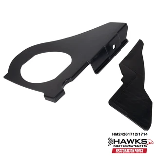 Hawks Restoration Parts HM24261712/1714 transmission dust-cover pair for a 1998-2002 Camaro or Firebird LS1