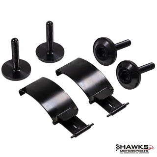 1998–2002 Camaro & Firebird Air Box Hardware & Air Lid Clip Kit, Black Finish, Hawks Motorsports