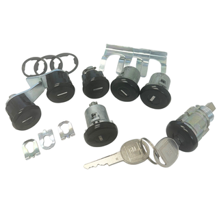 86-92 Camaro Doors, Trunk, Stowage, Floor & T-Tops Lock Cylinder Set w/ GM Keys