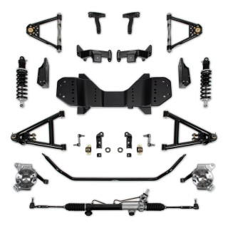 73-87 C10 Detroit Speed SpeedMAX Front Suspension System - Single Adjustable Shocks - SBC Brackets 032082-SDS
