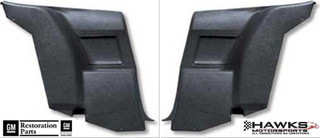 Sold as a PAIR  1970 - 1972 Camaro Firebird Trans Am Deluxe rear armrest panels.