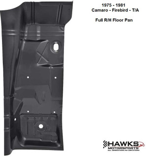 1975 – 1981 Camaro Firebird Trans Am Full Length Driver Side Floor
