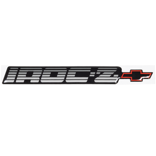 1988-1990 Camaro IROC-Z Rear Bumper Decal Red Reproduction