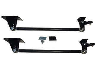 1973–1987 Chevrolet C10/K10 Traction Bars – Axle Flip (Lowered Trucks) – Black Finish