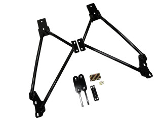 Chevy SS & Pontiac G8 Subframe Connectors – Heavy Duty Triangulated Design (Black)