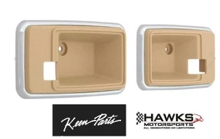 1975 - 1977 Camaro Firebird Trans Am Inside Door Handle Cups THIN Style.