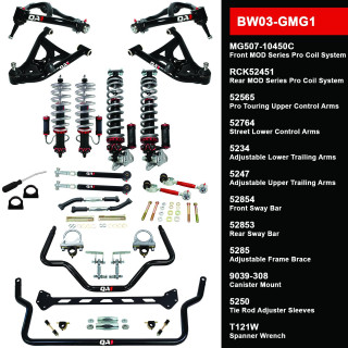 1978-1988 GM G-Body QA1 Big Wheel Level 3 Suspension Kit | MOD Series Adjustable Coil-Overs | BW03-GMG1