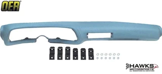 1970-1978 Camaro Light Blue Urethane Dash Pad with Air Conditioning OER - 3972034B