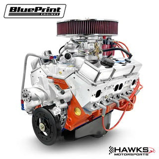 BluePrint Engines GM Small Block Compatible 400 c.i. Engine - 500 Horsepower - Deluxe Dressed - Carbureted, BluePrint Engines (BP4002CTC1D) Hawks Motorsports