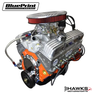 BluePrint Engines GM Small Block Compatible 383 C.I. Deluxe Dressed - Low Profile - Carbureted, BluePrint Engines (BP38318CTCV) Hawks Motorsports