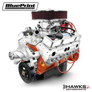 GM Small Block Compatible 400 c.i. Engine - 500 Horsepower - Deluxe Dressed - Fuel Injected, BluePrint Engines (BP4002CTFD) Hawks Motorsports