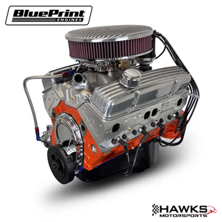 BP327CTCV GM Small Block Compatible 327 C.I. Deluxe Dressed Low Profile Carbureted Crate Engine, BluePrint Engines