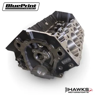 BPP12110324 GM Big Block Compatible Bare Engine Block - 9.800" Deck x 4.500" Bore - 2-Piece Rear Main Seal - SIAM Cylinder Bores - Ductile Cast Main Caps - BluePrint Engines (BPP12110324)