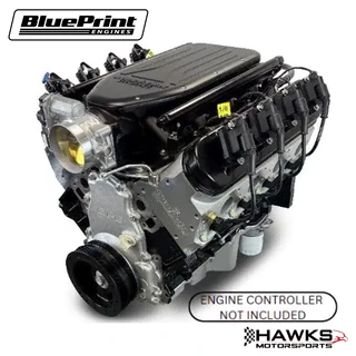 PSLS37680CTF GM LS Compatible 376 C.I. Pro Series Engine - 510 Horsepower - Base Dressed - No ECU / Harness - BluePrint Engines (PSLS37680CTF)