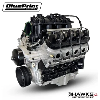 PSLS37640CTF GM LS Truck Compatible 376 C.I. Pro Series Engine - 495 Horsepower - Base Dressed - No ECU / Harness - BluePrint Engines (PSLS37640CTF)