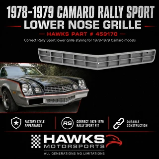 1978-1979 Chevrolet Camaro Standard Argent Silver Lower Front Grille, OER 459170