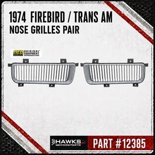 1974 Pontiac Firebird Trans Am Front Nose Grille Assembly Pair OER F12385 