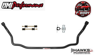 UMI Performance solid front anti-roll bar for GM A-body and second-generation F-body vehicles