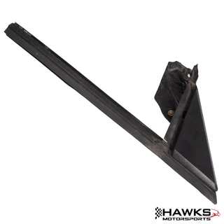 Used OEM GM driver-side front door window weatherstrip for a 2016-2024 Chevrolet Camaro