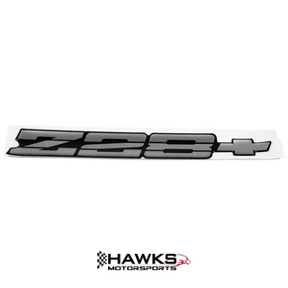 1988-1990 Camaro Z28 Rear Bumper Decal Silver front pontiworld Reproduction (HT14039498)