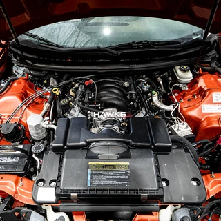 2002 Camaro Z28 LS1 5.7L V8 engine front view 92k miles