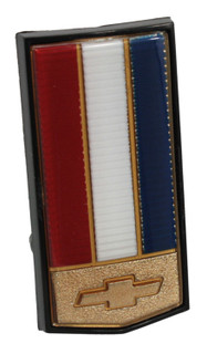 82-85 Camaro Front Bumper Emblem, excludes Z28 - Hawks Third