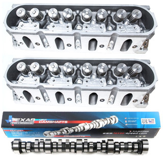 PRC 15 Degree 220cc As-Cast Cathedral Port Cylinder Heads & Cam Package