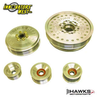987-KIT 1998-2002 Camaro/Firebird LS1 8-Rib Drive Conversion Kit, 10% Overdrive Damper, Innovators West (987-KIT) Hawks Motorsports