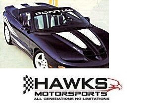 93-2002 Firebird "PONTIAC" Windshield Decal White (9302PNTC-1)