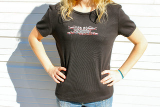 T-Shirt, Camaro Ladies Tribal T-Shirt, Black