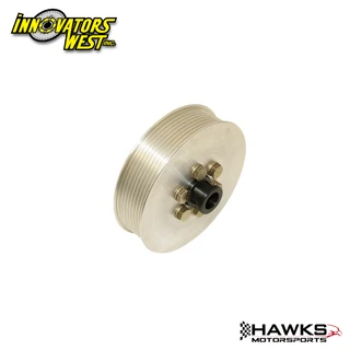 977 2005 Pontiac GTO LS2 8-Rib Drive Billet Aluminum Power Steering Pulley, 1st Design, Innovators West (977) Hawks Motorsports
