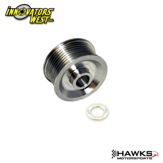 970 GM 8-Rib Drive Billet Aluminum Alternator Pulley, Innovators West (970) Hawks Motorsports
