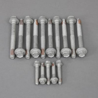 Genuine Chevrolet Performance 17800568 LS head bolt kits for 2004-up LS2, LS3, and LS7 engines. OEM torque-to-yield head bolts for reliable sealing. Hawks Motorsports