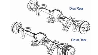 82-83 Camaro / Firebird, Rear Axle Lines Disc Rear