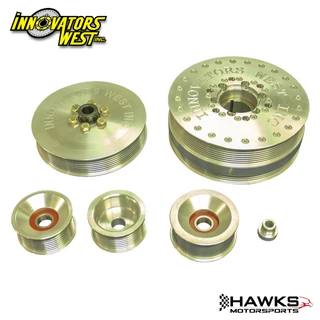 990-KIT LS1/LS2/LS3/LS6 Corvette 8-Rib Drive Conversion Kit with Standard Diameter Damper, Innovators West (990-KIT) Hawks Motorsports