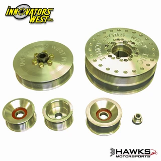 994-KIT LS7 Corvette 8-Rib Drive Conversion Kit with Standard-Diameter Damper, Innovators West (994-KIT) Hawks Motorsports